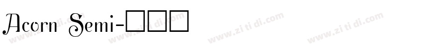 Acorn Semi字体转换